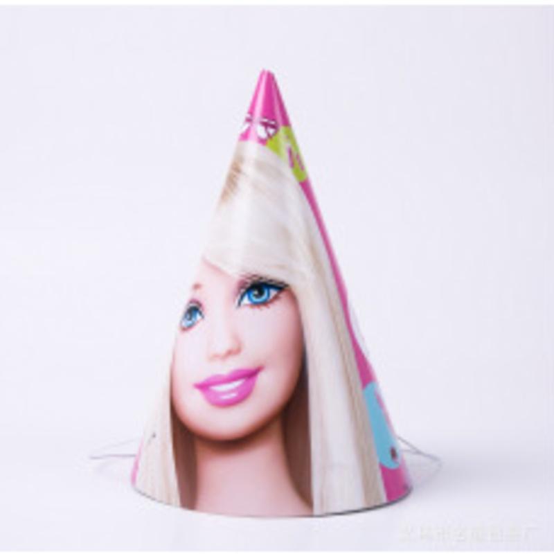 Barbie Doll Pink Birthday Supplies For Girls With Complete Tableware And Toys