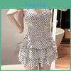 Classic Polka Dot Swimsuit For Women With Backless Design And Tummy Control For Swimming And Water Sports