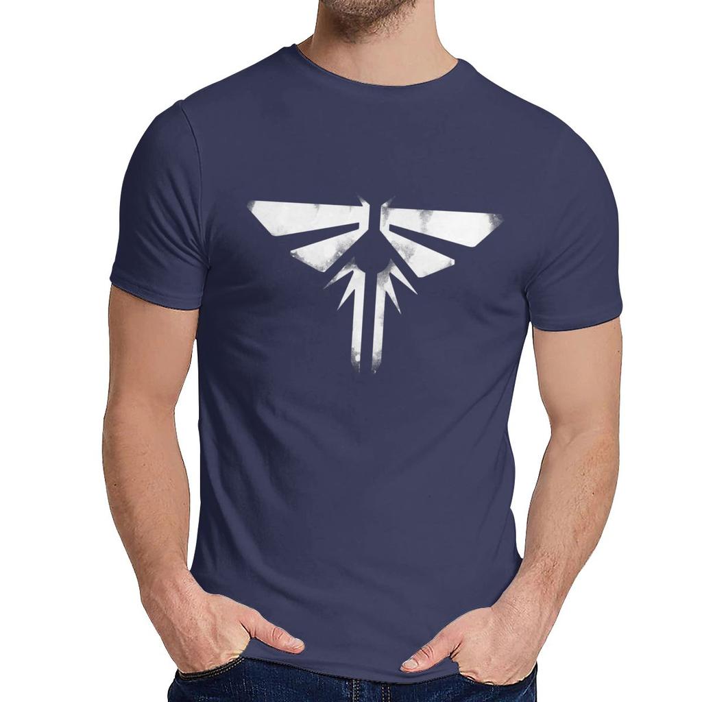 Round Neck The Last Of Us Fireflies Short Sleeve Graphic Print Unisex Soft Slim La