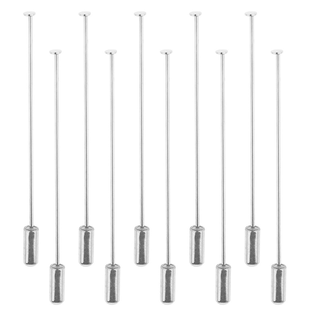 20 Pieces Copper Silver Long Pin DIY Scarf Collar Lapel Find