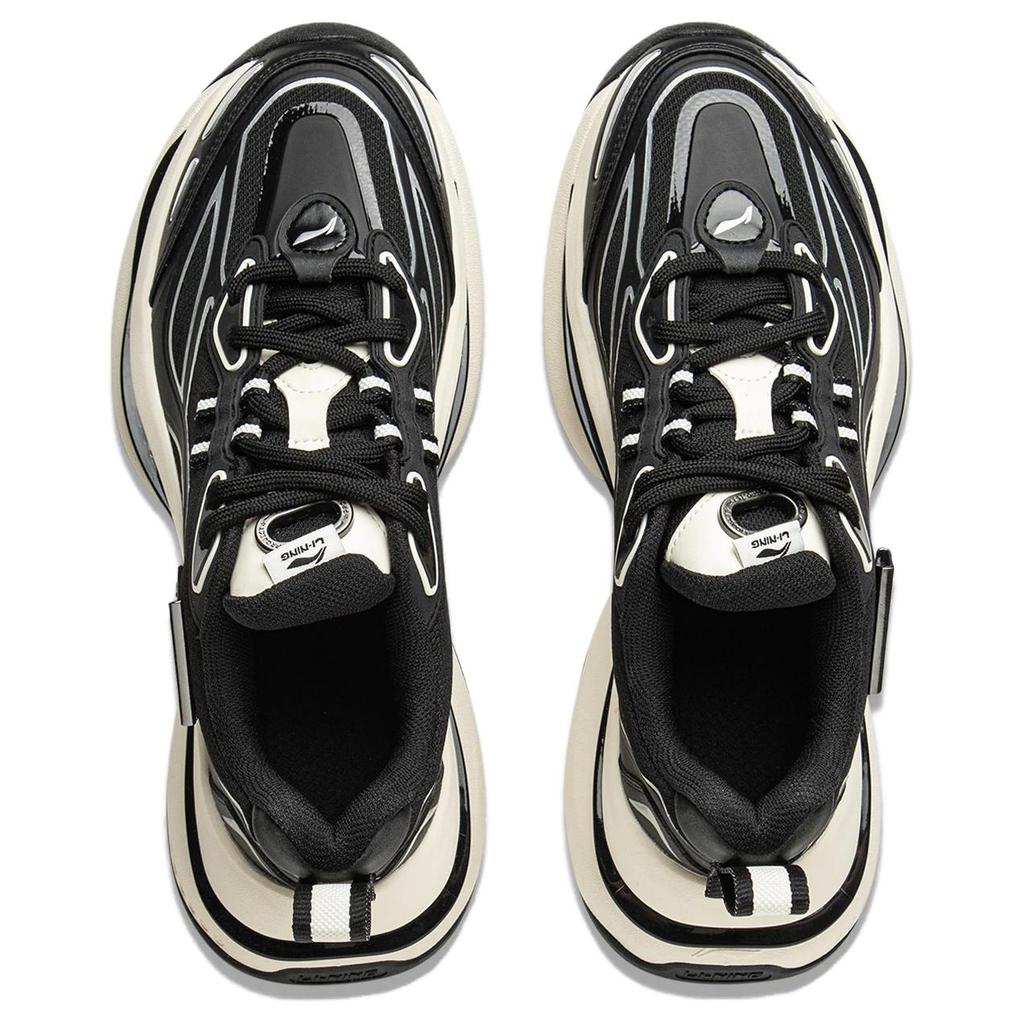Li Ning Feidian Trail Comfortable Minimalist Shock Absorbing Durable Low Top Lifestyle Shoes Women Shoes Black AZGV256-2