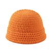 Handmade Crocheted Watermelon Skin Woolen Hat  Women'S Knitted Hat Warm And Thick Ear Protection Hat Solid Color Cold Hat