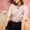 New FILA X HAGT T Shirts Unisex Pink F11U229102F-PK