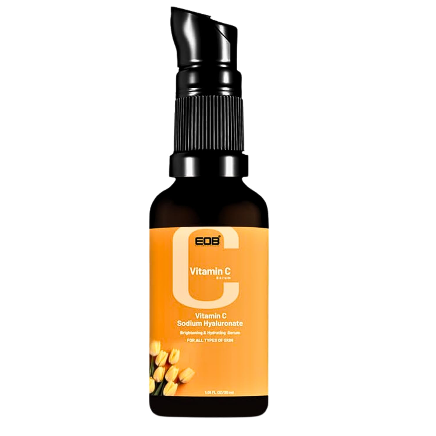 EOB Non-irritating Vitamin C Face Serum for Glowing Skin, 20% Vitamin C with 5% Niacinamide & Hyaluronic Acid, Highly Stable Vitamin C Face Serum f