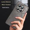 VIVOX90Pro+ Phone Case, X90 Pro+ Protective Cover, Shockproof, Full Lens Protection, Soft, Simple Silicone Outer Case, WoAnd Leather Case, Black