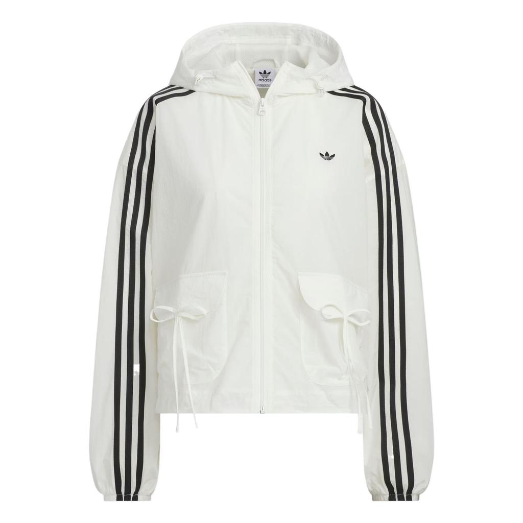 Adidas Originals Windbreaker Comfortable Fashionable Aesthetic Simple Jacket Women Jacket Han-Jade-White KB8964