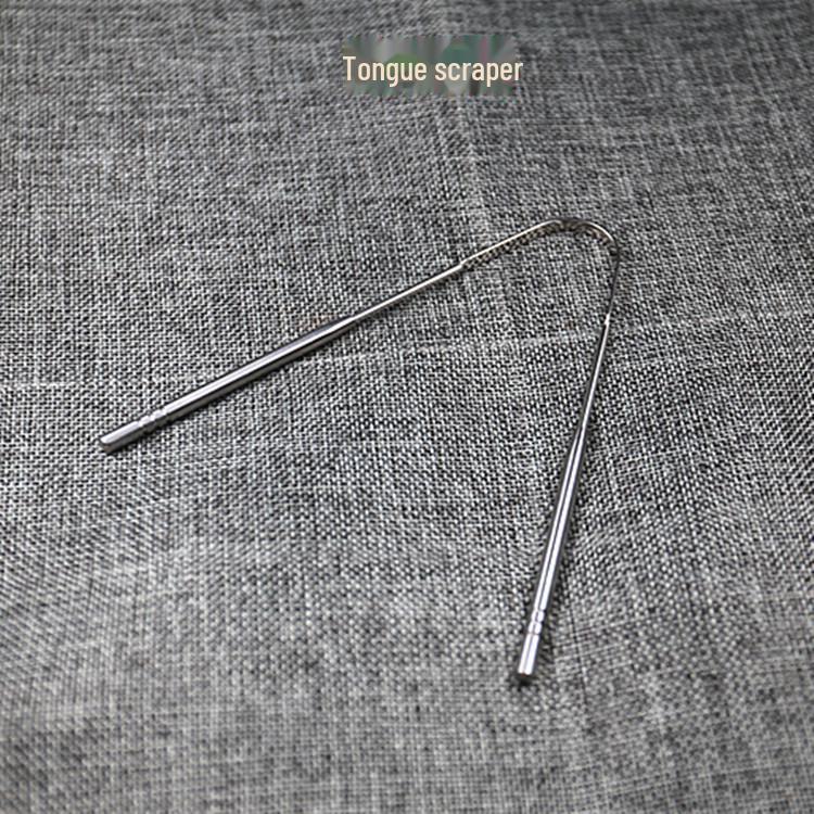 Zestaw skrobaczek do języka ze stali nierdzewnej 304 - Narzędzie dentystyczne do czyszczenia jamy ustnej