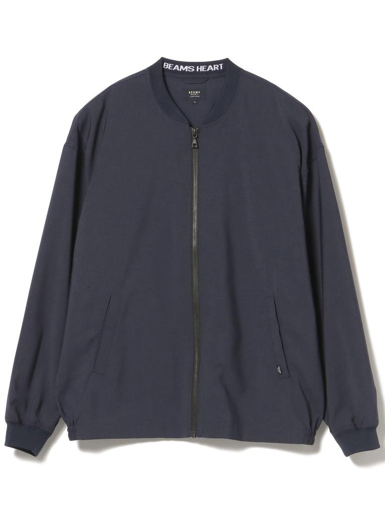 [BEAMS HART] Blouson Dry Touch Poly-Twill MA-1 Men's NAVY S 421800646397916