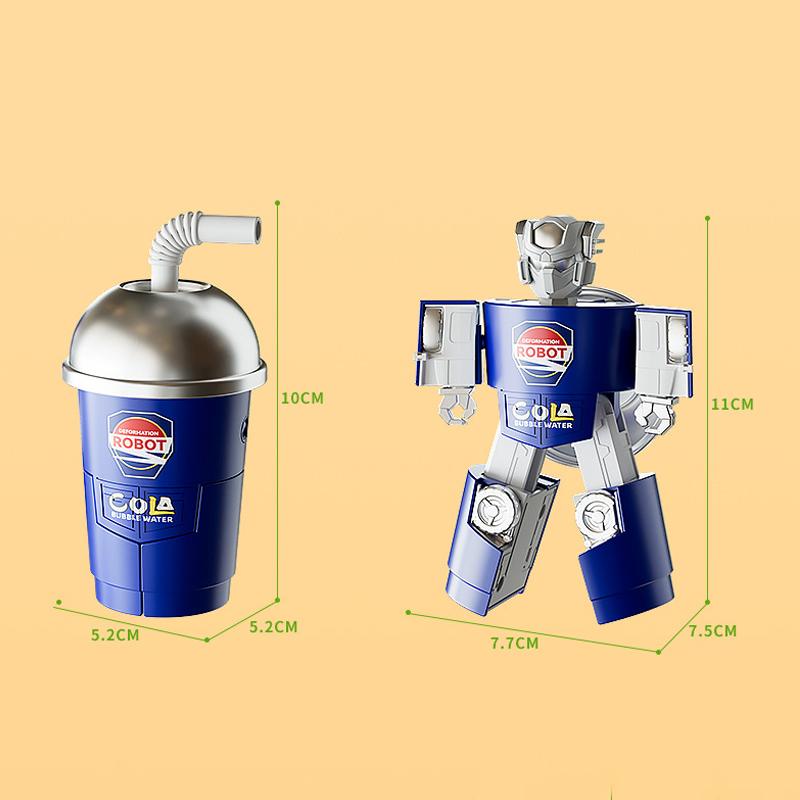 Трансформер Мех Модель Игрушка Двойная Форма Трансформирующийся Робот Игрушка Симуляция I Мороженое, Картофель Фри, Бургер Игровой Домик Детский Подарок-Сюрприз