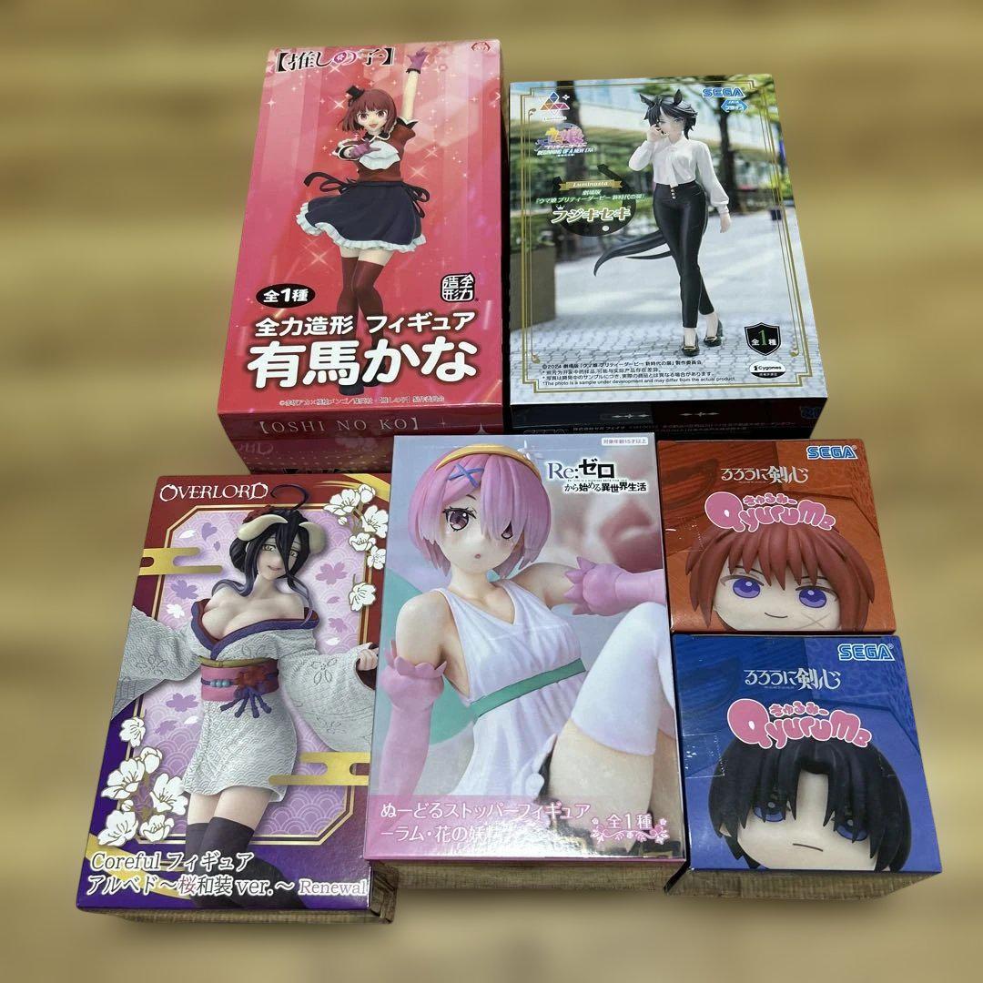 

[USED] Anime Figure Set (6 pieces)