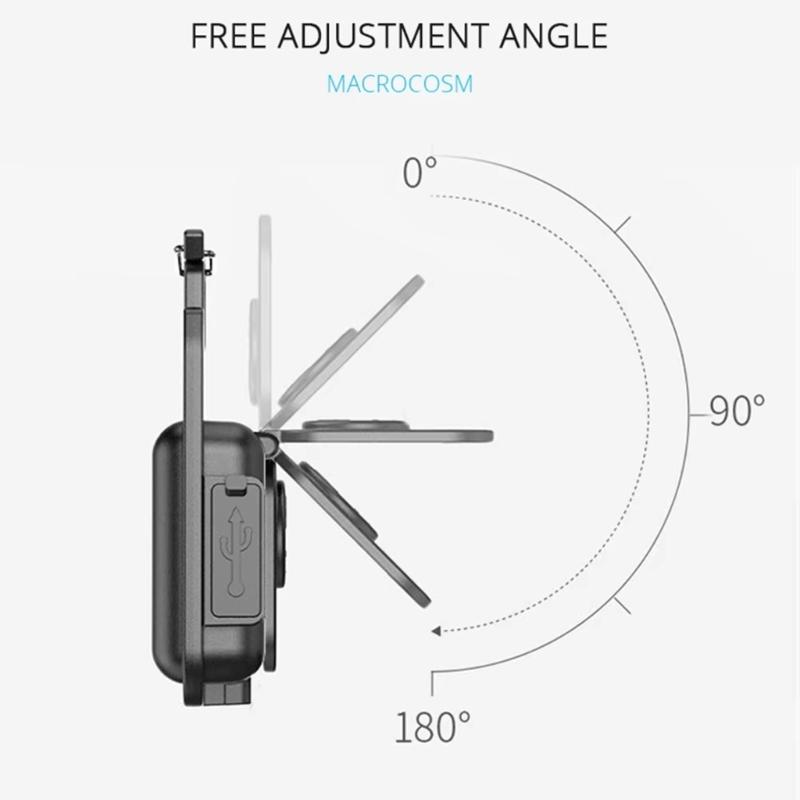 Mini Portable Flashlight Keychain Light Rechargeable LED Pocket Brightness Multifunction Camping Light Outdoor Work