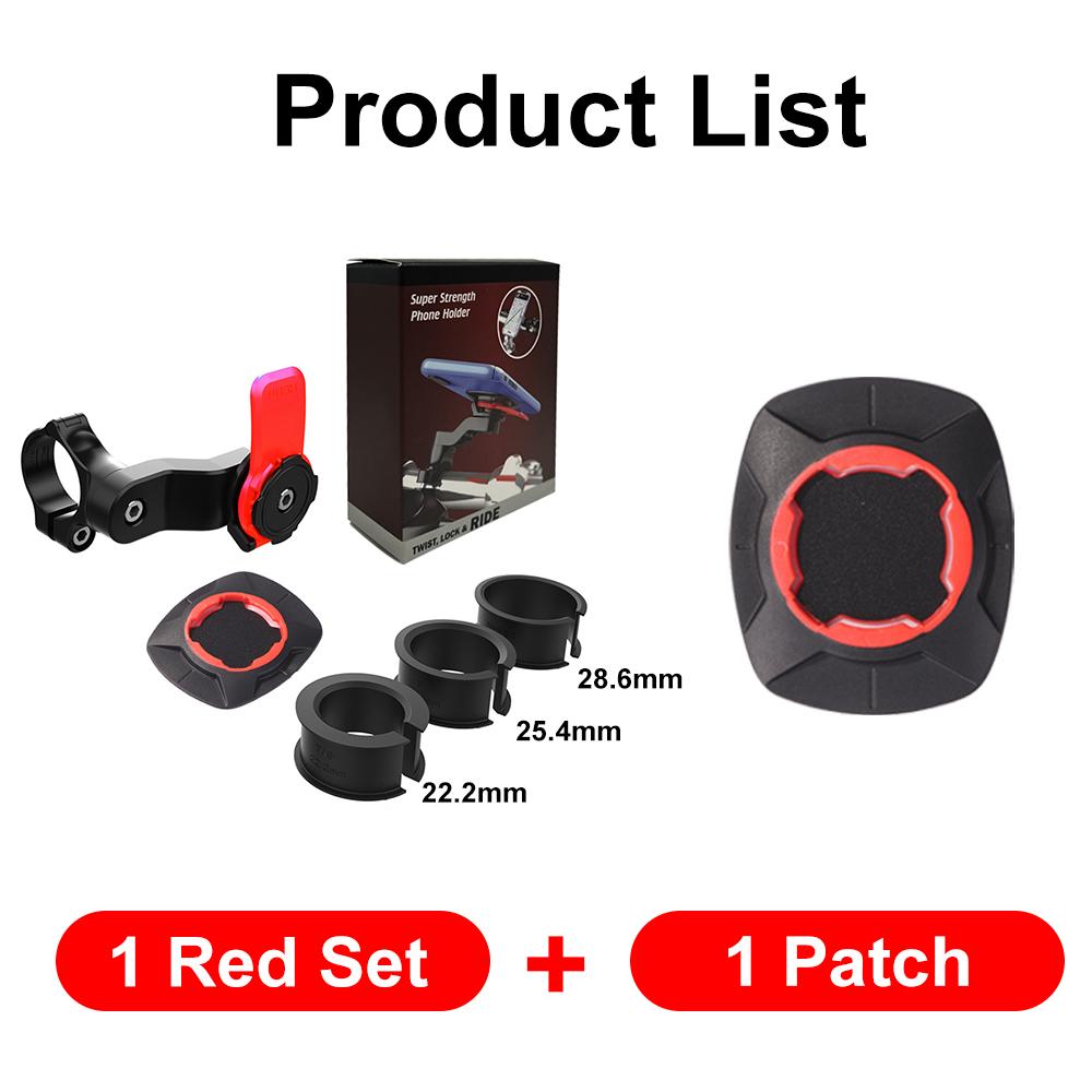 QUAD-LOCK Мотоциклетный Велосипедный Держатель для Телефона Подставка Велосипедный Держатель для Телефона Велосипедный Держатель Вращающийся на 360° Поддержка Навигации Защитный Кронштейн