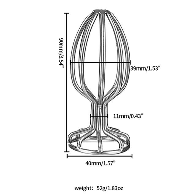 Stainless Steel Hollow Anal Plug Speculum Anal Dilator Expander Anus Butt Plug Erotic Sex Toys Women Men Anal Toys for