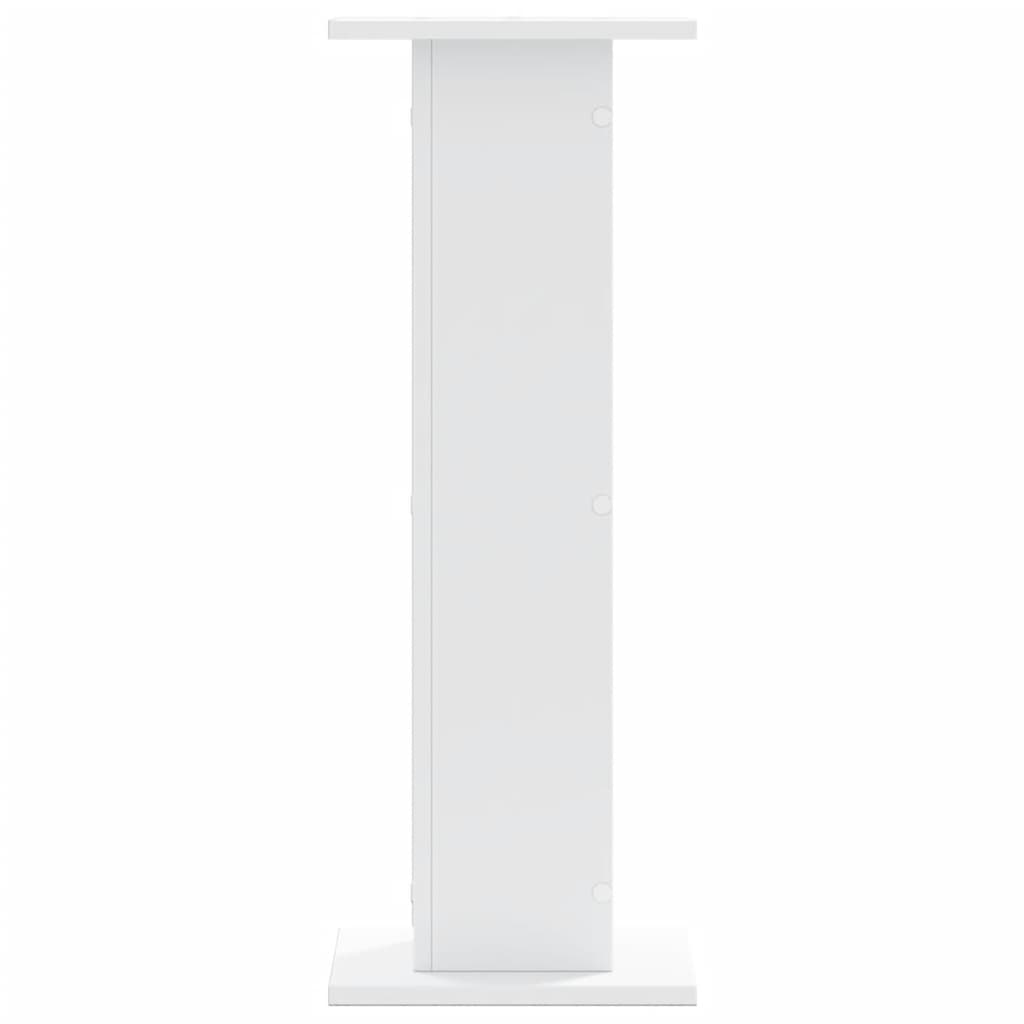 Speaker Stands 2 Pcs. White 30x30x80 Cm Engineered Wood