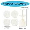75g Cute Lotus Shape Plastic Dessert Molds Dessert Mold DIY Baking Accessories Kitchen Gadget for Mid-Autumn Festival