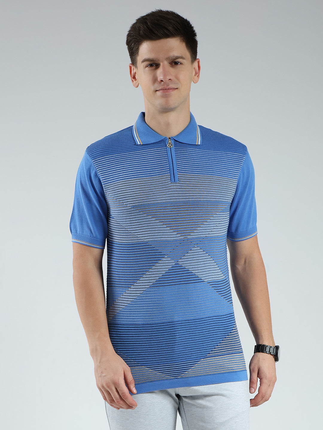 Monte Carlo Men Smart Fit Blue Tshirt L синий
