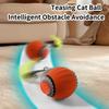Cat Toy Gravity Jumping Ball Artificial Fiber Feather Funny Cat Self-Hi Ball Smart Rolling Ball Electric Cat Toy Pet Supplies