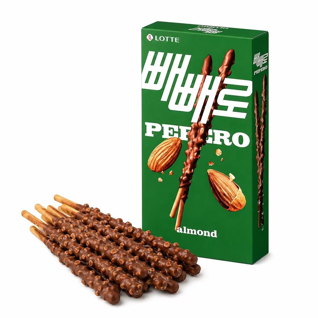 Печенье-палочки Lotte Pepero Миндально-шоколадное 32 г Almond Chocolate