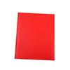 Solid Color A4 Double-Sided Pocket Document Binder, Thickened PP Plastic Storage Folder
