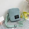 Genți de umăr din velur moale, la modă, pentru femei, portabile, retro, articole de toaletă, căști, ruj, genți crossbody