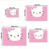 1pc Sanrio Hello Kitty Mermaid Printed Office Carpet Rectangle Rug Under The Table,Perfect Room Decor for Living Room, Bedroom, Kitchen, Non-slip Floo