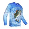 Men's Long Sleeve T-shirt 3d Fishing Print Graphic T Shirts Men Women Fashion Tops Tees Men's Clothing Outdoors Sportwear Tops