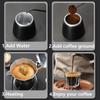 Leeseph Moka-Kanne, italienische Kaffeekanne, 150 ml, Espressokocher für den Herd, manuelle kubanische Kaffeemaschine für den Herd zum Campen