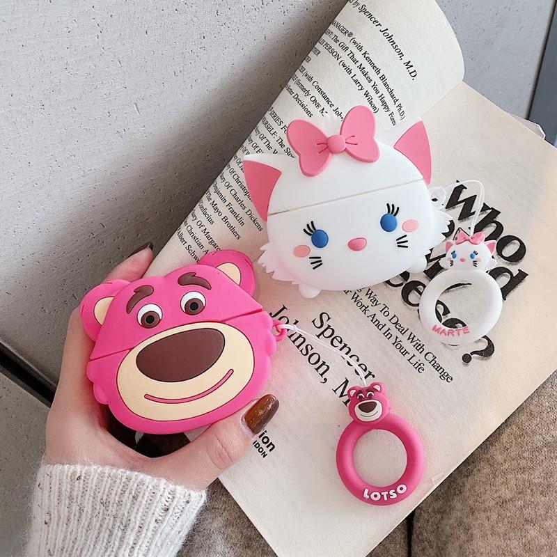 3D Cartoon Case for AirPods 1 2 3 Pro Silicone Case for AirPods Pro 2 Cute Cover Earphone Protective Case Earphones Accessories