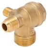 Air Compressor Check Valve 3 Way NonReturn Male Threaded Accessories 1 2x14x10 Brass