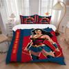 3pcs Wonder Woman Bedding Set, Soft Polyester Duvet Cover and Pillowcases Machine Washable Seasons All Suitable & Guest Room Decor251