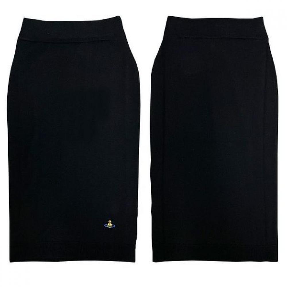

Vivienne Westwood The Factory 23fw Orb Logo Embroidered Knit Midi Skirt 123471947 XXS