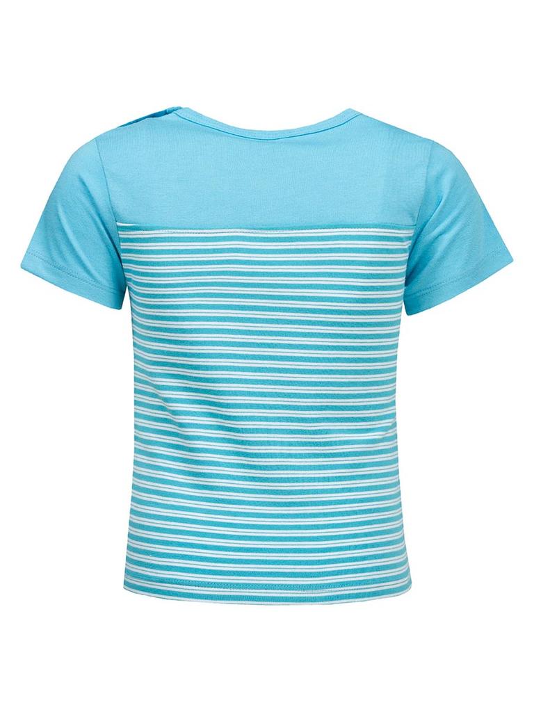 Chłopięcy T-Shirt Z Krótkim Rękawem Chill Niebieski Lief