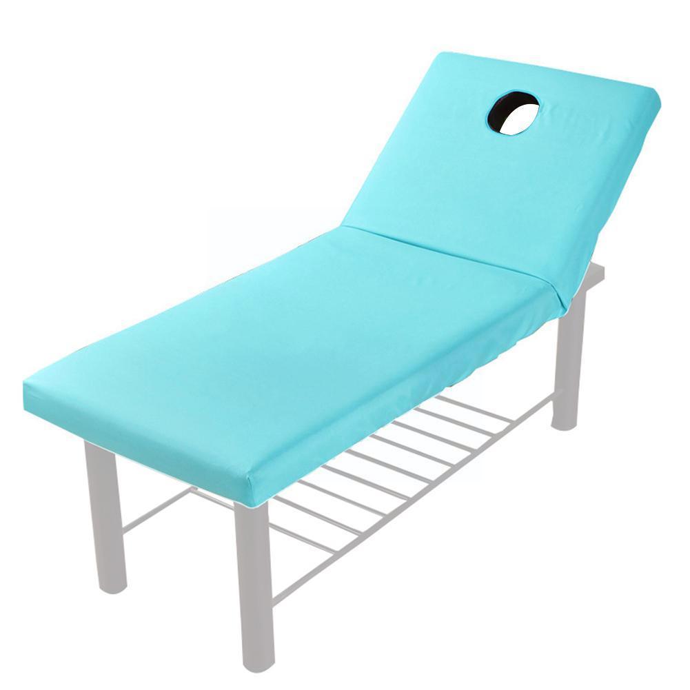 Elastic Massage Table Bed Fitted Sheet Pure Color Spa Rubber Band Hole Cover Face Cover Breath Treatment W Z2J8