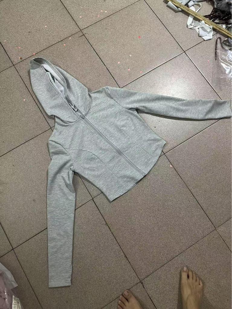 Autumn/Winter Slimming Sweatshirt & Sweatpants Set – Solid Color, Fashion Casual for Women