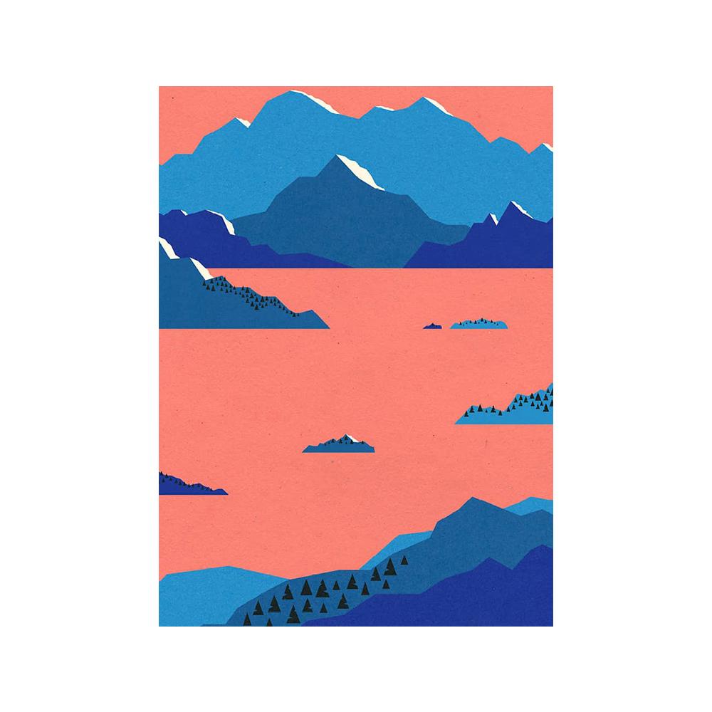 

Минималистичный кактус, кофейная чашка, стул, лодка, цветной пейзаж, холст, картина, постер, абстрактные настенные панно для гостиной, домашний декор 21x30cm No Framed