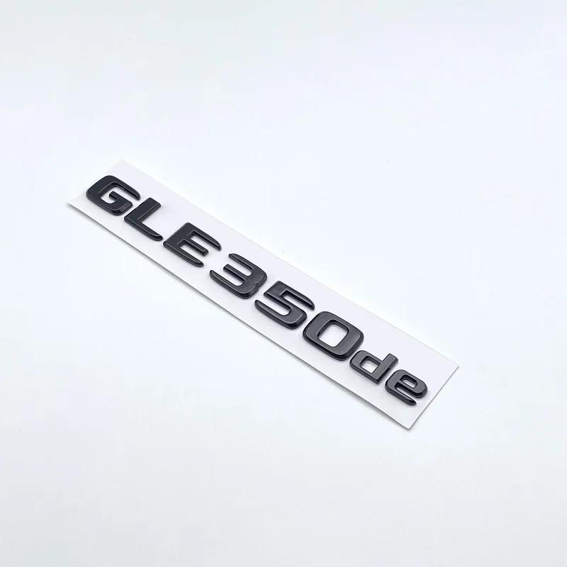 EAAKL1 3D plokščios raidės chromuotos juodos raidės GLE350e GLE500e GLE350de 4Matic ABS emblema Mercedes Benz W166 V167 automobilio bagažinės logotipo lipdukas