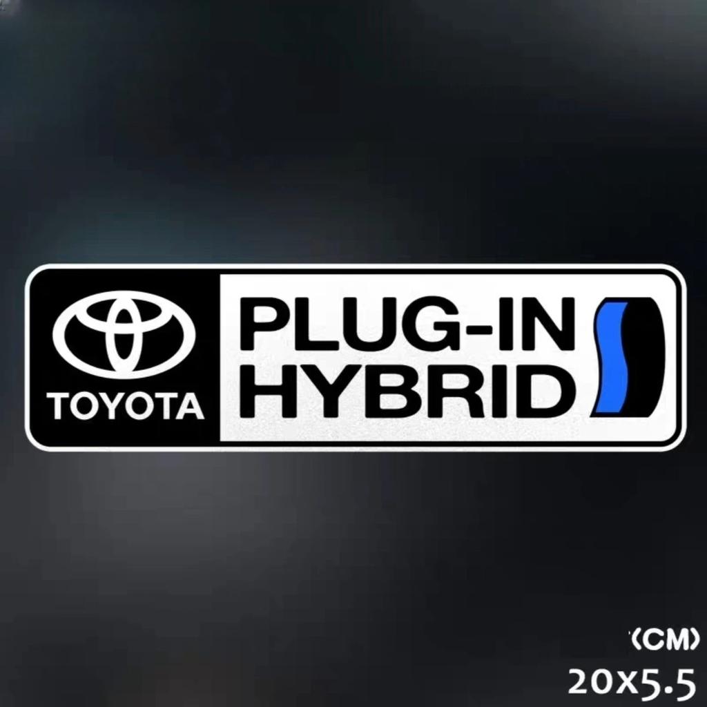 Car badge logo sticker body rearview mirror window rear glass decoration decal for Toyota GE modified TRD Corolla Camry