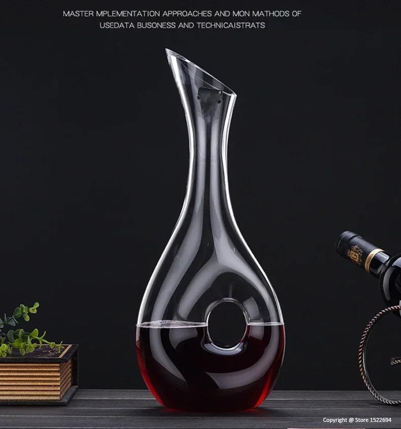 Quality Wine Decanter Red Decanter Design Snail Style Wine Carafe Free Glass 400ML&1000ML Lead DecanterSuperior Wine 5AAIHD
