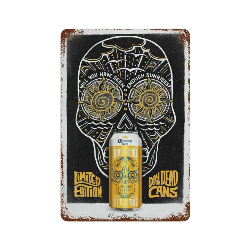 Vintage Beer Brand Rectangle Tin Sign Metal Plate Decorative Plaque For Man Cave Pub Bar Cafe Restaurant Garage Club Wall Decor