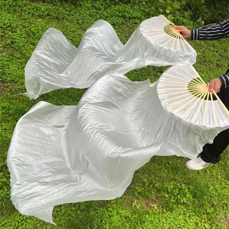 

Длина Продажа Танцевальный веер Градиент Танцор Практика Имитация Длинные веера Танцевальное представление Белый One piece 1.5cm