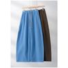 Women Curved Wide Leg Sweatpants Loose Straight Casual Pants Autumn Winter Slimming