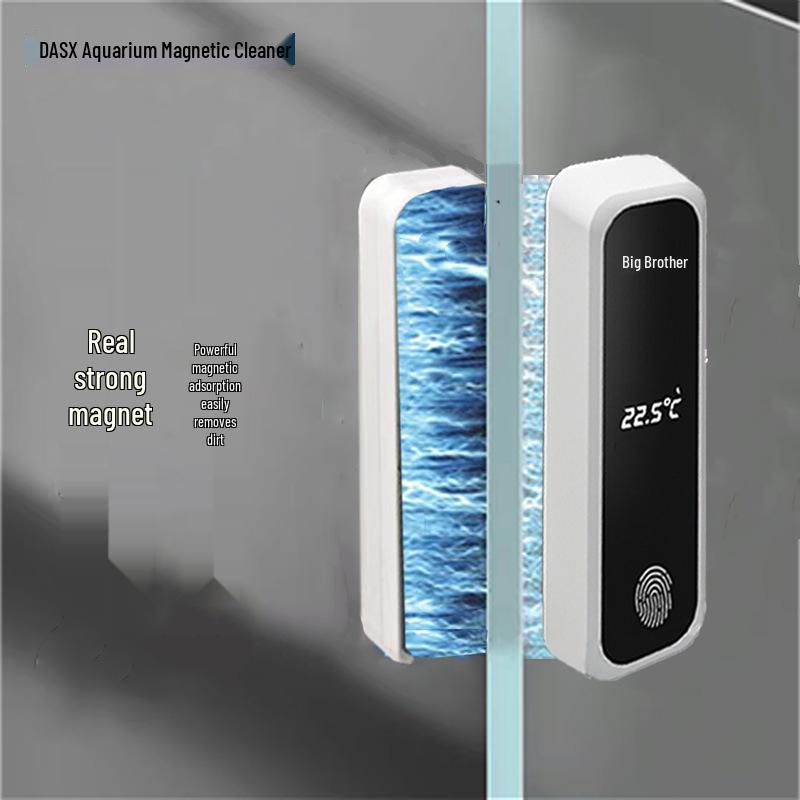 Magnetischer Aquarium-Glasreiniger - Starke Saugbürste mit neutraler Verpackung