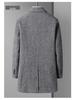 Men's Double-Sided Wool Coat: Thickened, Long-Style, Plus-Size, Autumn and Winter Outerwear
