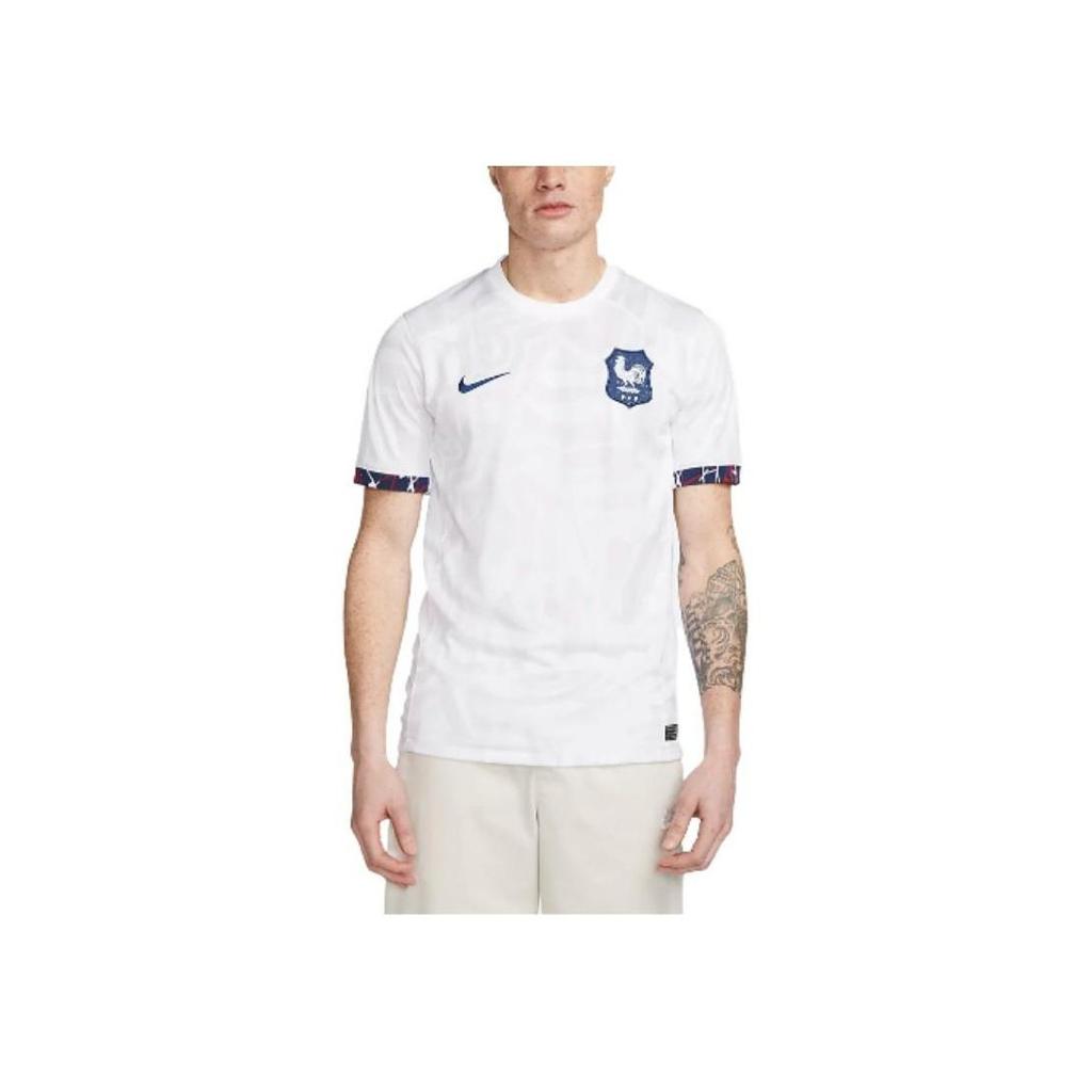 Nike Dri-Fit FFF 2023 Stadium Away Soccer Jersey White Men DR3961-100