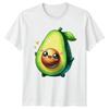 Happy Cute Kawaii Avocado Smile TShirt Kawaii Food Avocado Birthday