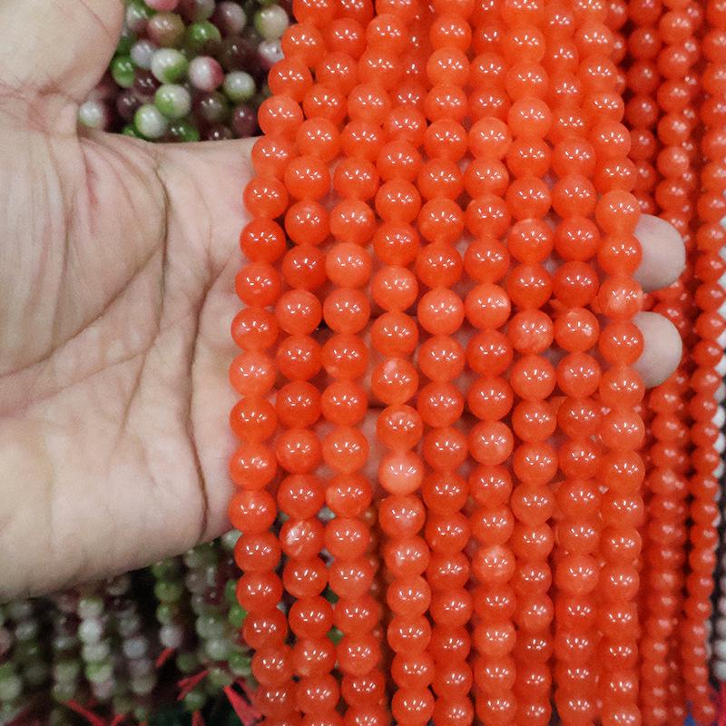 Optimized Colored Natural Stone Round Beads for DIY Jewelry Accessories