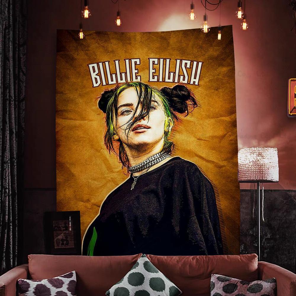 Famous Pop Singer BBillieS Hanging Bohemian Tapestry Home Decoration Hippie Bohemian Decoration Divination Wall Hanging