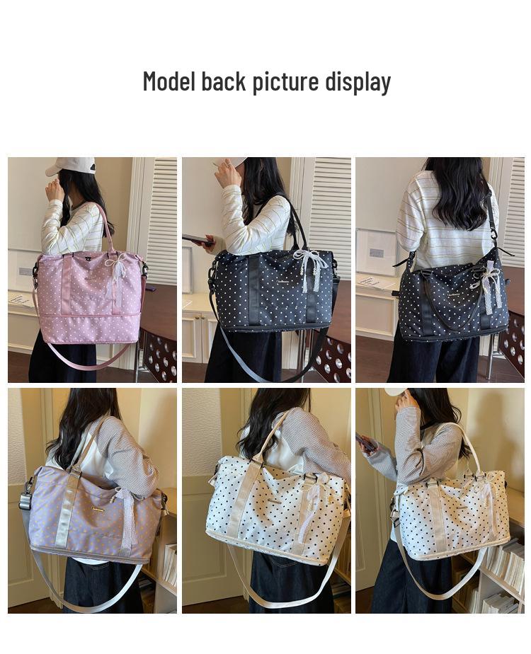 Women's Portable Travel Bag: Lightweight, Large Capacity, Ideal for Short Trips and as Carry-On Luggage.