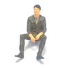 Decorative Resin Miniature People Models 1:64 Size Sitting Figure Sculpture Suitable for DIY Projects & Family Activity