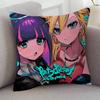 Anime Panty And Stocking With Garterbelt Soft Comfortable Pillow Case Cartoon For Sofa Office Retro Decor Protective Cover